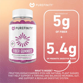 PUREFINITY Gummies Fibres 60 gélifiés, vue latérale