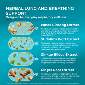 PUREHEALTH RESEARCH BreatheCore capsules végétariennes dans une main