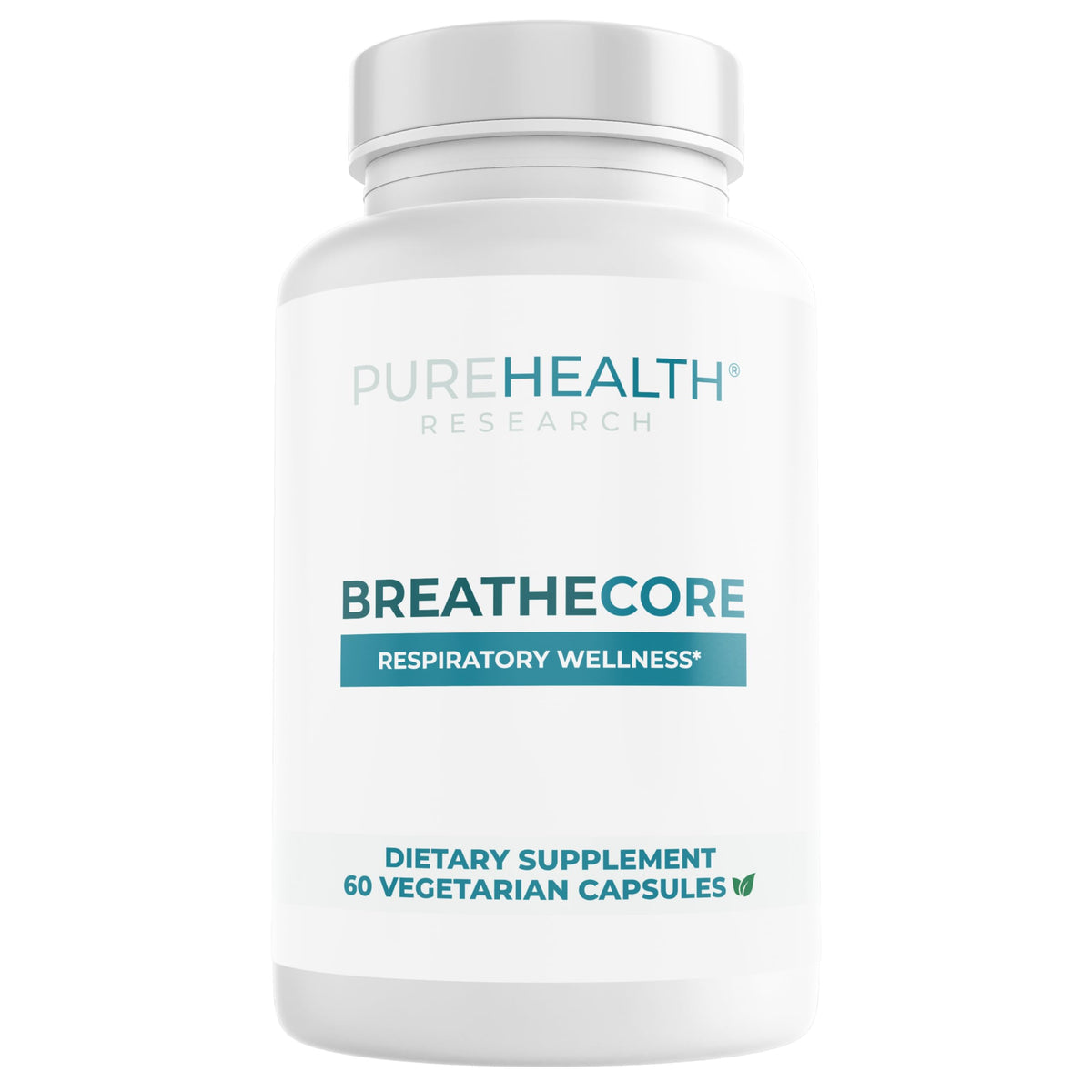 PUREHEALTH RESEARCH BreatheCore complément alimentaire vue avant