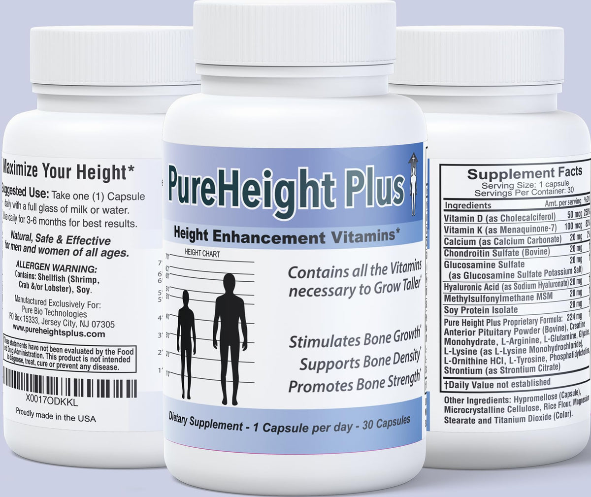 PureHeight Plus capsules ouvertes avec lait à côté
