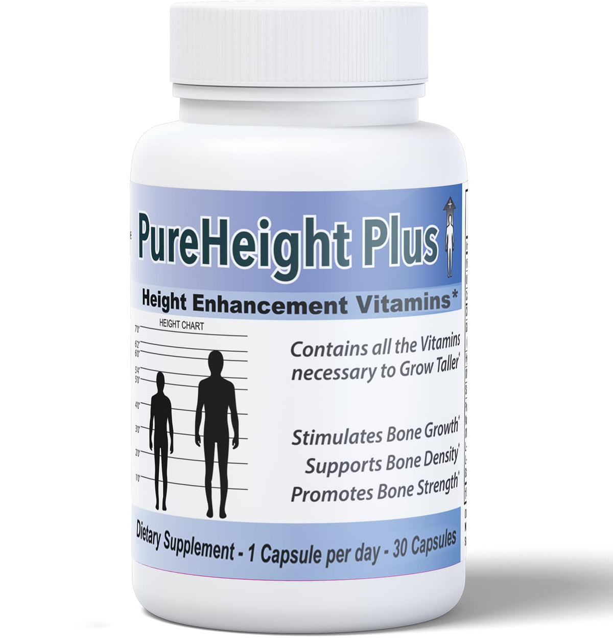 PureHeight Plus complément alimentaire en capsules, vue de face