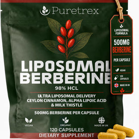 PURETREX Berberine HCl 500mg Capsules sachet refermable