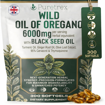 PURETREX Huile d'Origan 300 gélules en sachet