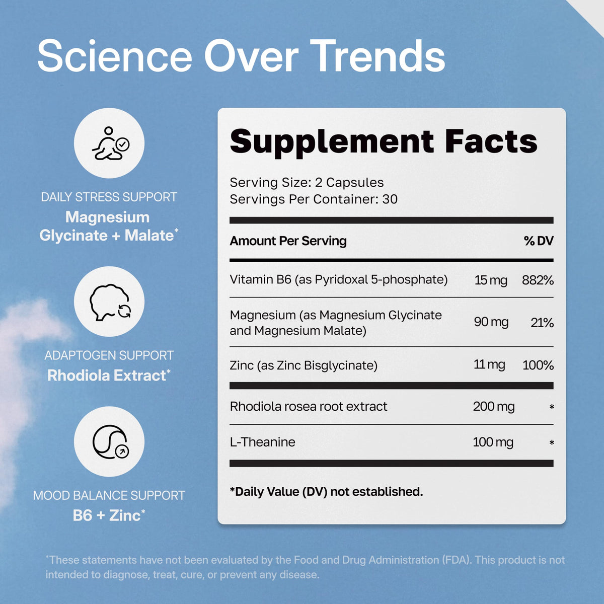 PUREWELL SCIENCES Unwind, capsules sur fond naturel