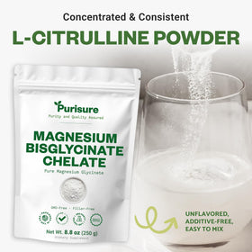 Purisure Magnésium Bisglycinate Chélate 250g packaging