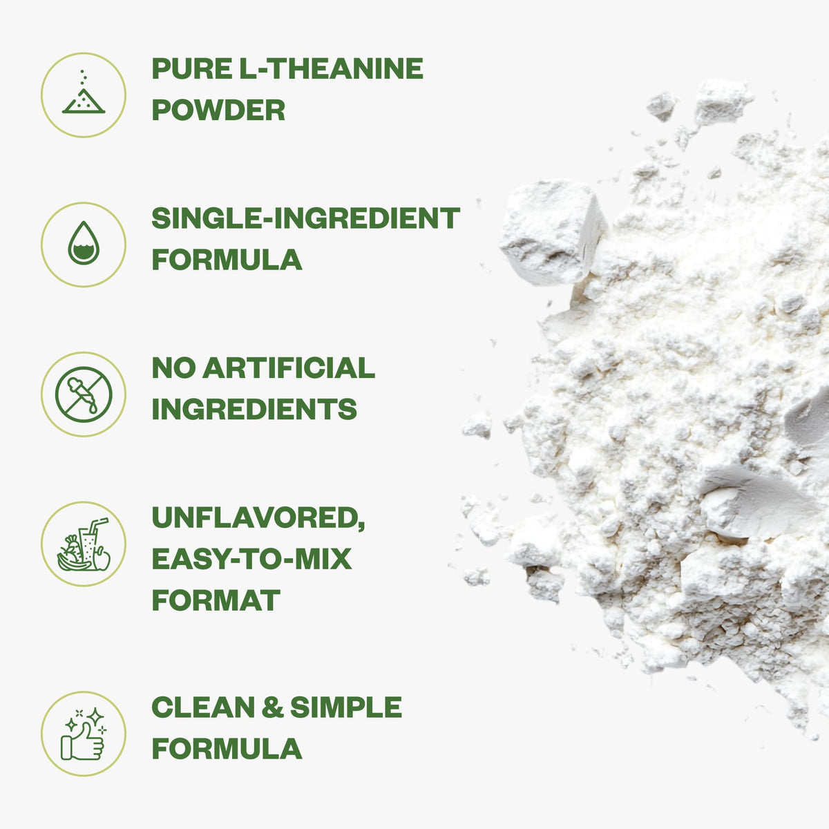 Purisure Poudre de L-Théanine 100 g contenu