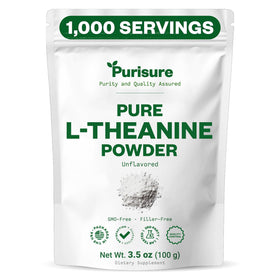 Purisure Poudre de L-Théanine 100 g vue avant