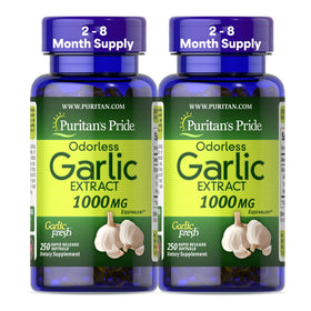 Puritan's Pride Ail Odorless gélules souples 10 mg face avant