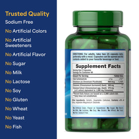 Puritan's Pride Cannelle 875 mg, présentation du produit