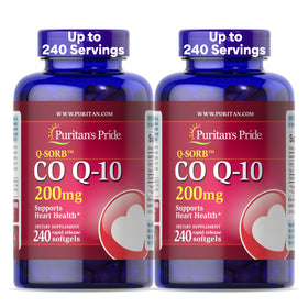 Puritan's Pride Coenzyme Q10 200mg gélules souples en bouteille