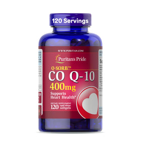 Puritan's Pride Coenzyme Q10 400mg flacon de 120 gélules