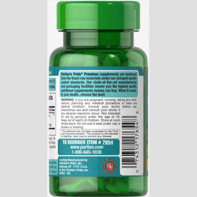 Puritan's Pride Ginkgo Biloba 60 mg comprimés côté