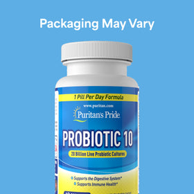 Puritan's Pride Probiotic 10 capsules avec étiquette