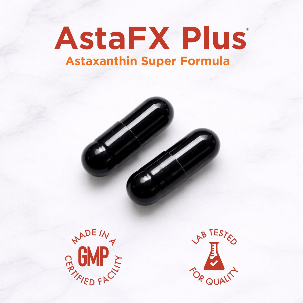 Purity Products AstaFX Plus avec étiquette bien visible