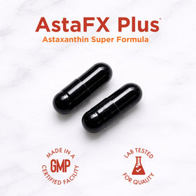 Purity Products AstaFX Plus avec étiquette bien visible