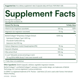 Purity Products HA Joint Formula 1000 mg côté