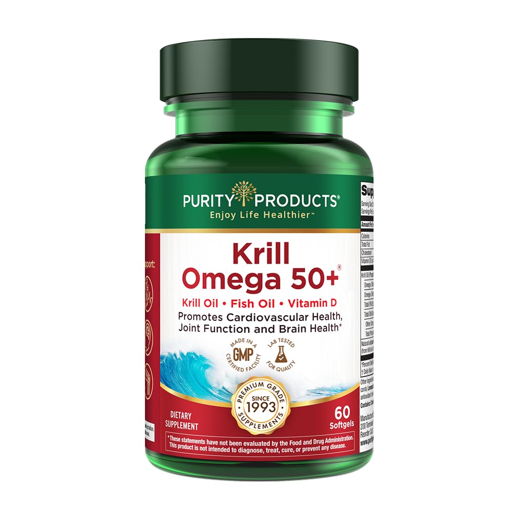 Purity Products Krill Omega 50 boîte de 60 capsules