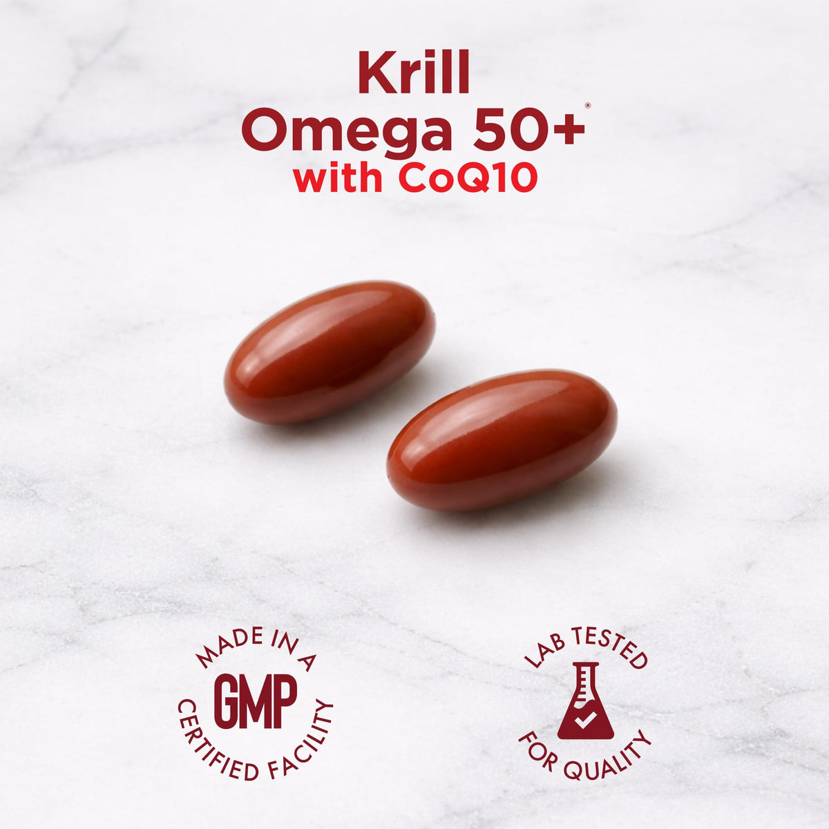 Purity Products Krill Omega 50+ CoQ10 1300mg arrière de la boîte