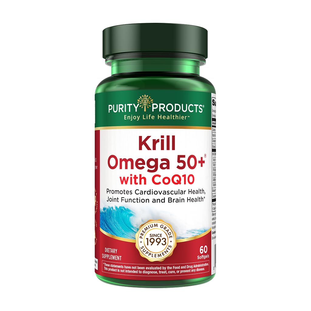 Purity Products Krill Omega 50+ CoQ10 1300mg boîte avant
