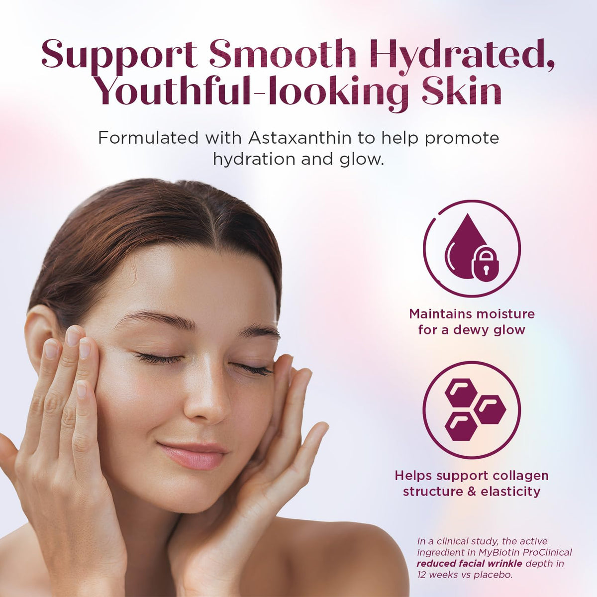 Purity Products MyBiotin ProClinical capsule sur une cuillère
