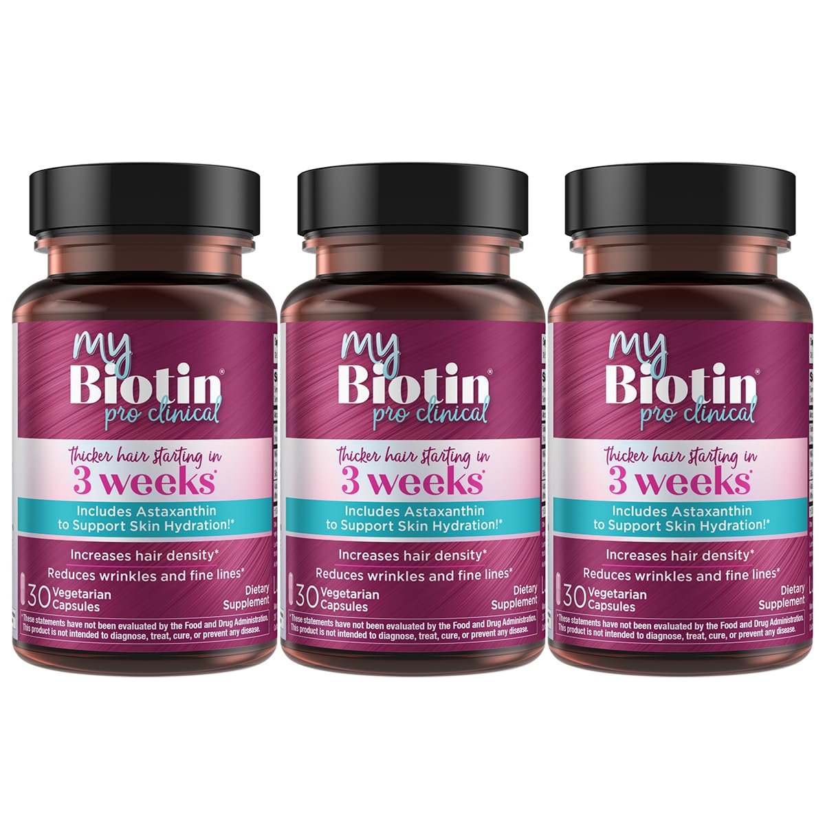 Purity Products MyBiotin ProClinical flacon avant de 132g