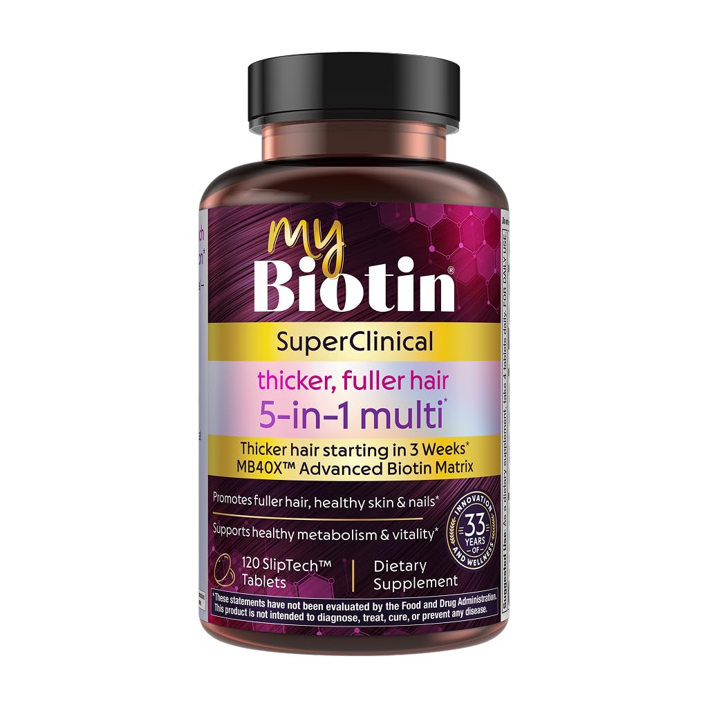 Purity Products MyBiotin SuperClinical 5-en-1 Multivitamine boîte avant