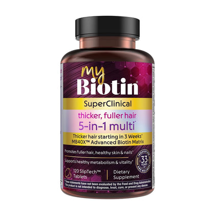 Purity Products MyBiotin SuperClinical 5-en-1 Multivitamine boîte avant
