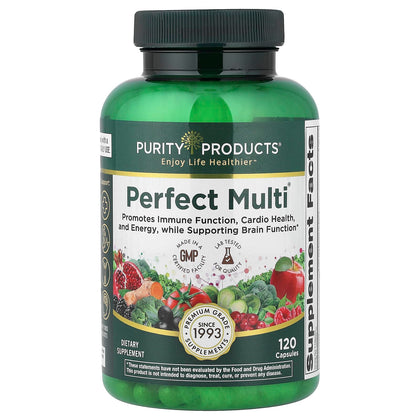 Purity Products Perfect Multi - Complément Alimentaire 60 Nutriments, vue avant