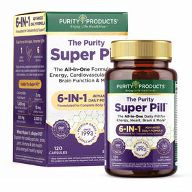 Purity Products Super Pill - vue avant de l'emballage