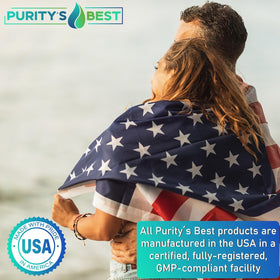 Purity's Best Magnésium 300mg avec un fond naturel
