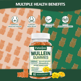 Putaojun gummies bio Mullein 2000mg en forme d'ourson