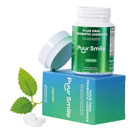 Puur Smile pastilles probiotiques orales menthe vue de face