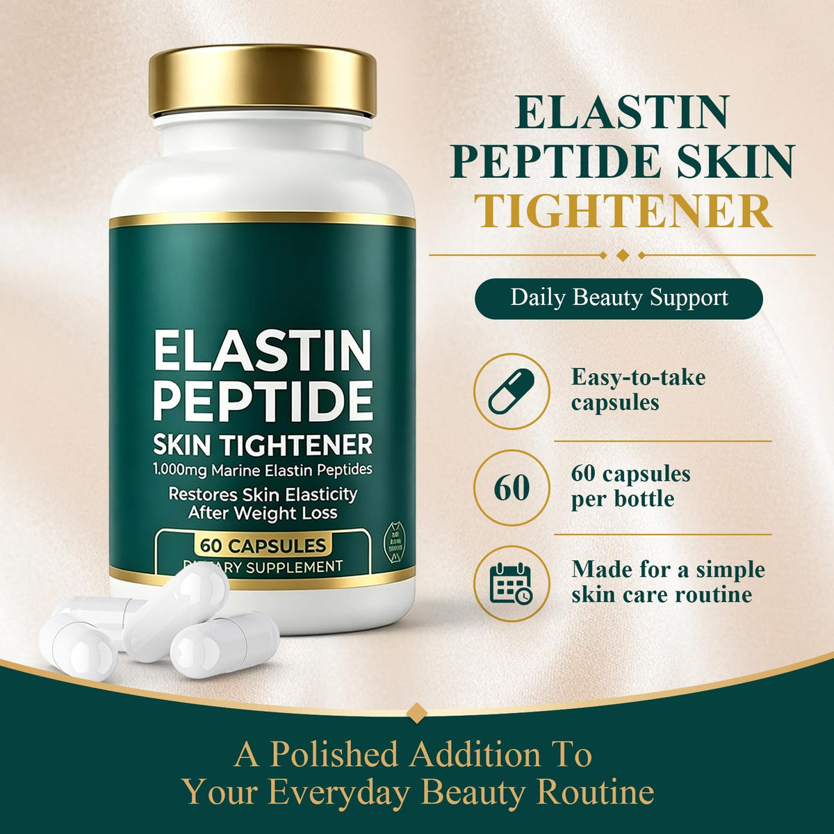 Pvdyud Complément d'Élastine Peptides en mode de vie actif