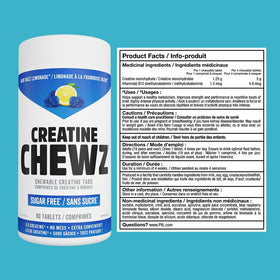 PVL Creatine Chewz en utilisation pendant un entraînement