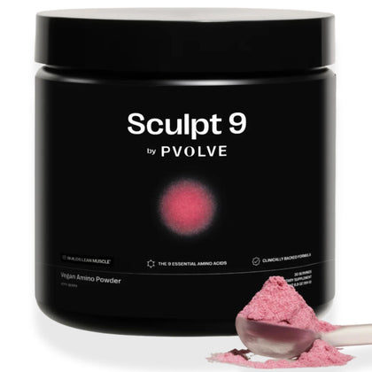 PVOLVE Sculpt 9 EAA & BCAA Powder pour femmes - vue de face