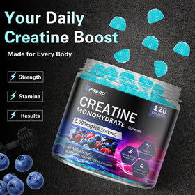 PWERD Gummies de Créatine dans un environnement de gym