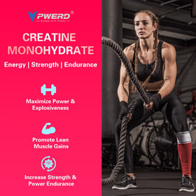 PWERD Gummies de Créatine pour Femmes en perspective latérale
