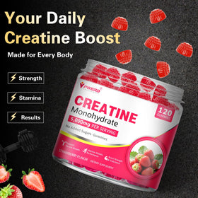 PWERD Gummies de Créatine pour Femmes montrant la texture des gummies