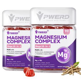 PWERD Gummies de Magnésium 16-en-1 5000mg vue de face