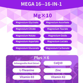 PWERD Gummies de Magnésium 16-en-1, boîte ouverte avec gummies visibles