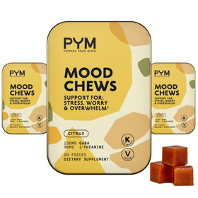 PYM Health Citrus Mood Chews boîte de 60 gommes vue avant