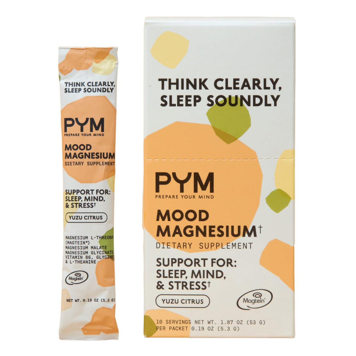 PYM Health Poudre de Magnésium Mood sachets en boîte
