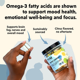 PYM Omega-3 capsules avec une touche d'agrumes