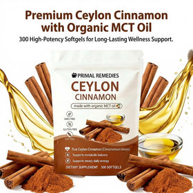 PynkLily Capsules de Cannelle de Ceylan, dosage avec une main