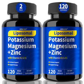 Qmiozzy Complément de Potassium 120 Capsules, vue de face