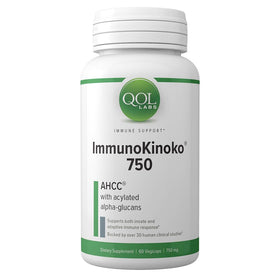 QOL Labs Kinoko 750 mg gélules végétales vue de face