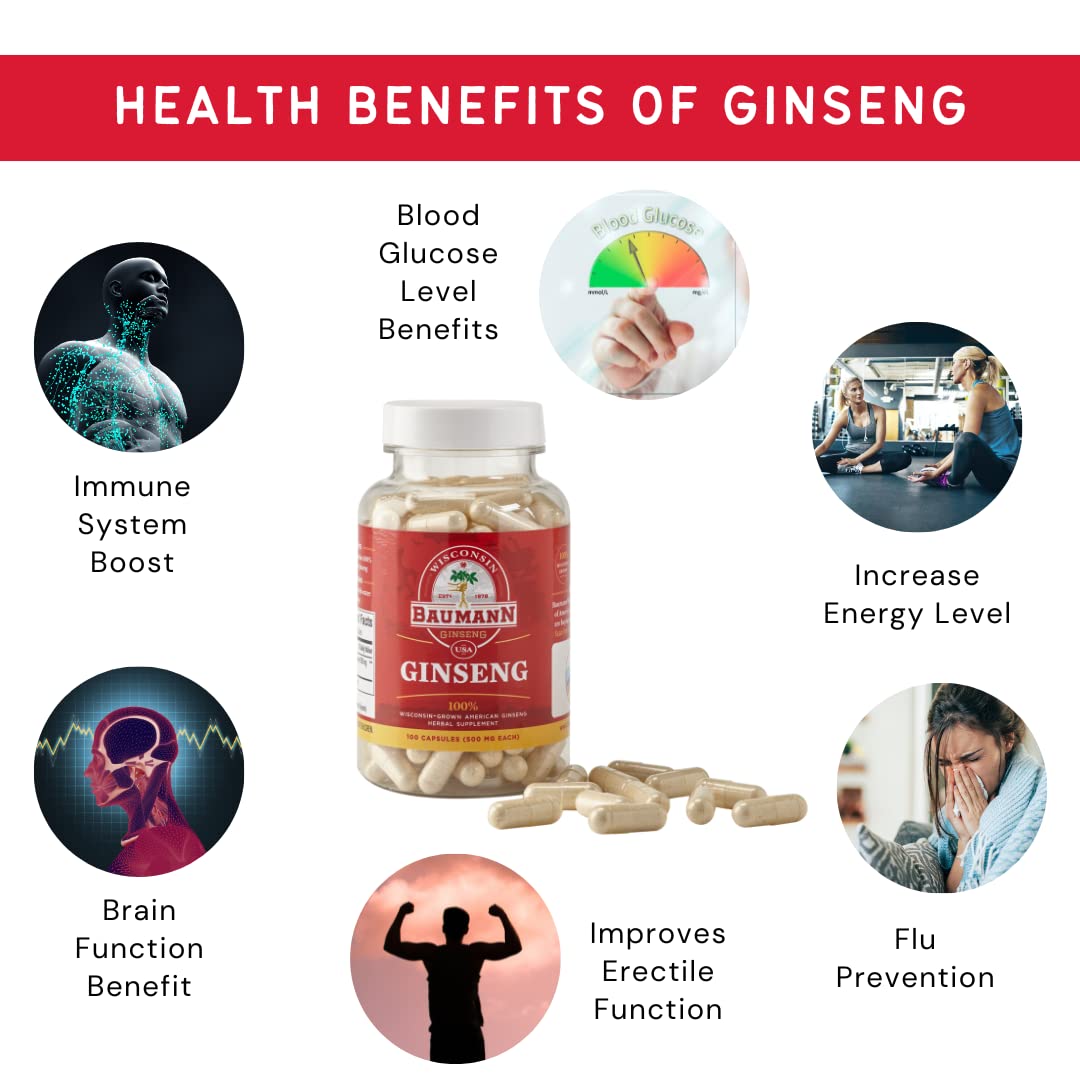 QR code sur l'emballage des capsules de ginseng Baumann