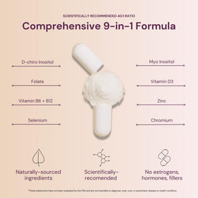 QSTA Complément Alimentaire Inositol 3x Bundle 4100mg - capsules