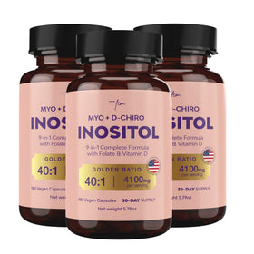 QSTA Complément Alimentaire Inositol 3x Bundle 4100mg - vue de l'avant