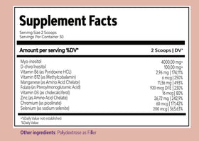 QSTA Myo-Inositol & D-Chiro Inositol 4100mg sur une table